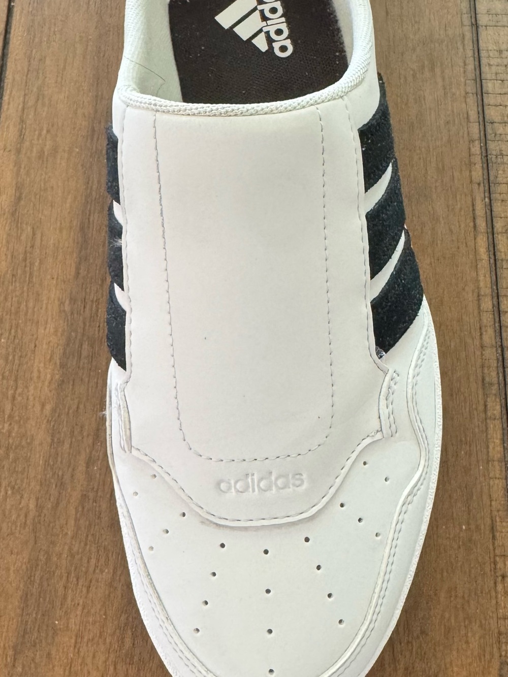 Adidas Hoops 4.0 Mule Crystal White Sneakers Size 8.5 - Picture 5 of 13